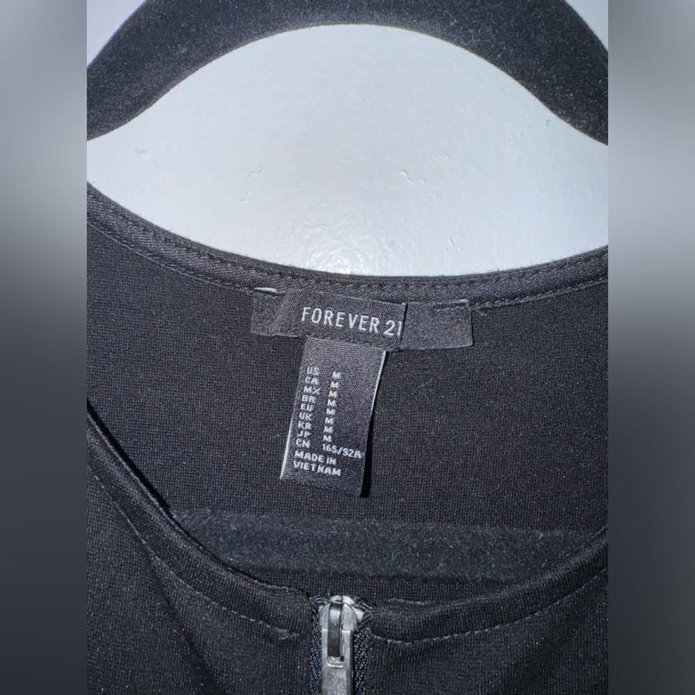 Forever 21 Zip Front Bodysuit - Picture 3 of 3